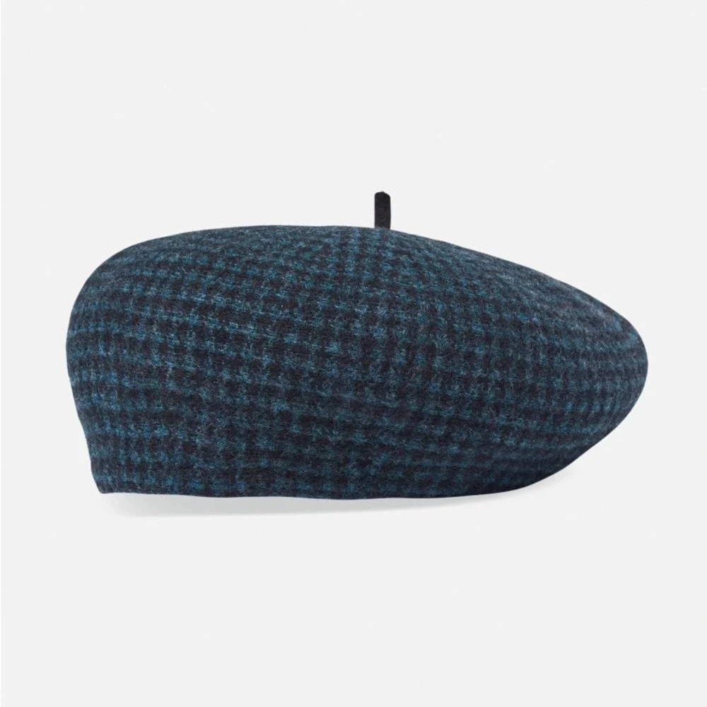 New🌟AUDREY II BERET-Emerald Gingham